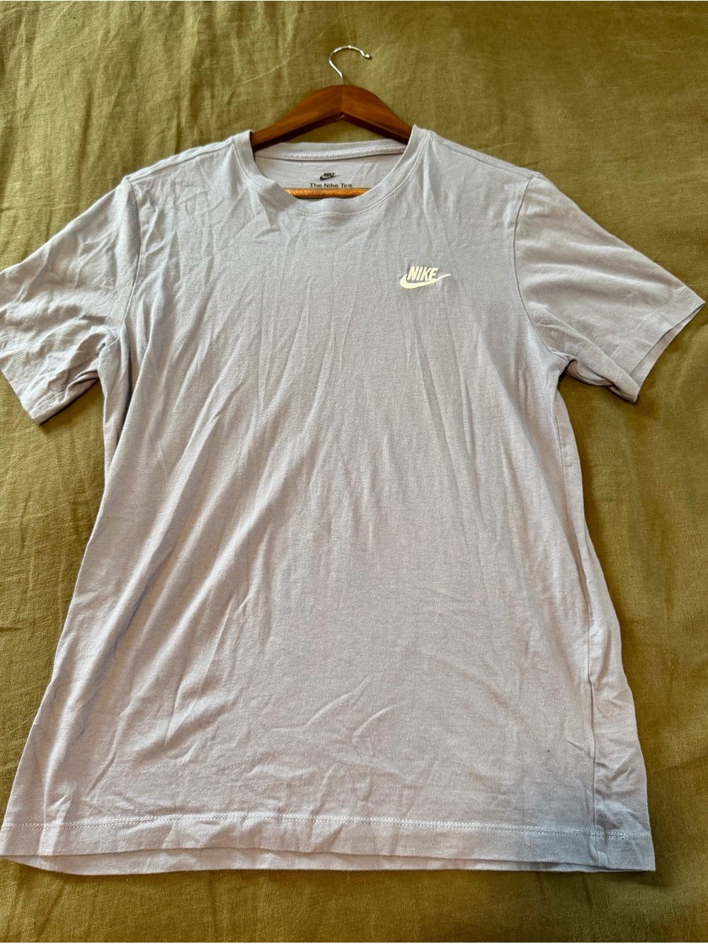 Nike Men's Light Lavender Logo Crew Tee